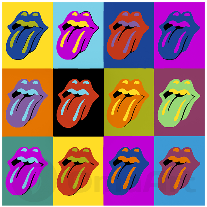 Rolling Stones Pop Art