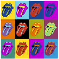 Rolling Stones Pop Art