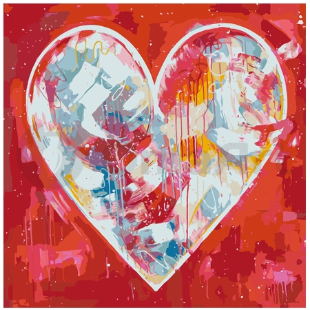 From the heart 1 40x40