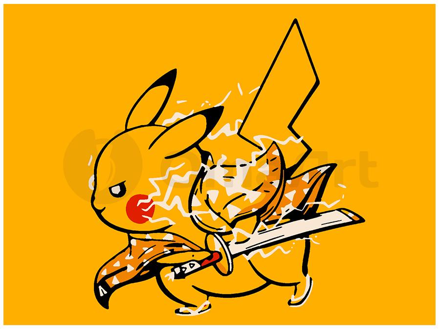 Pikachu samurajus