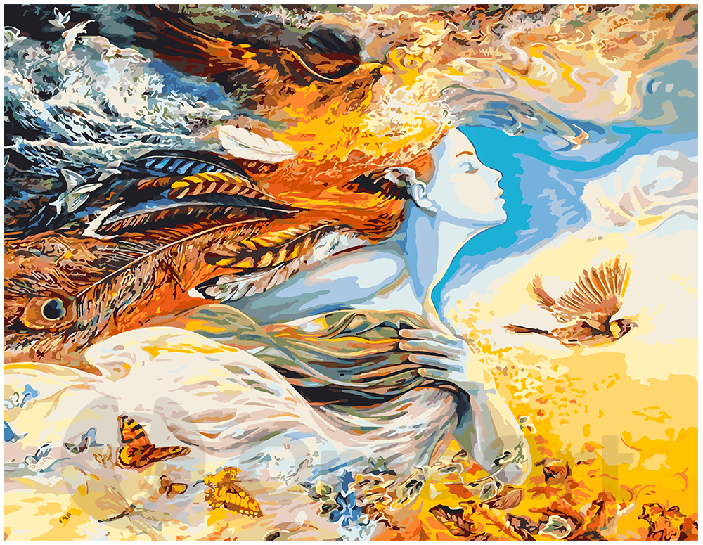 Flight of fantasies 50x63