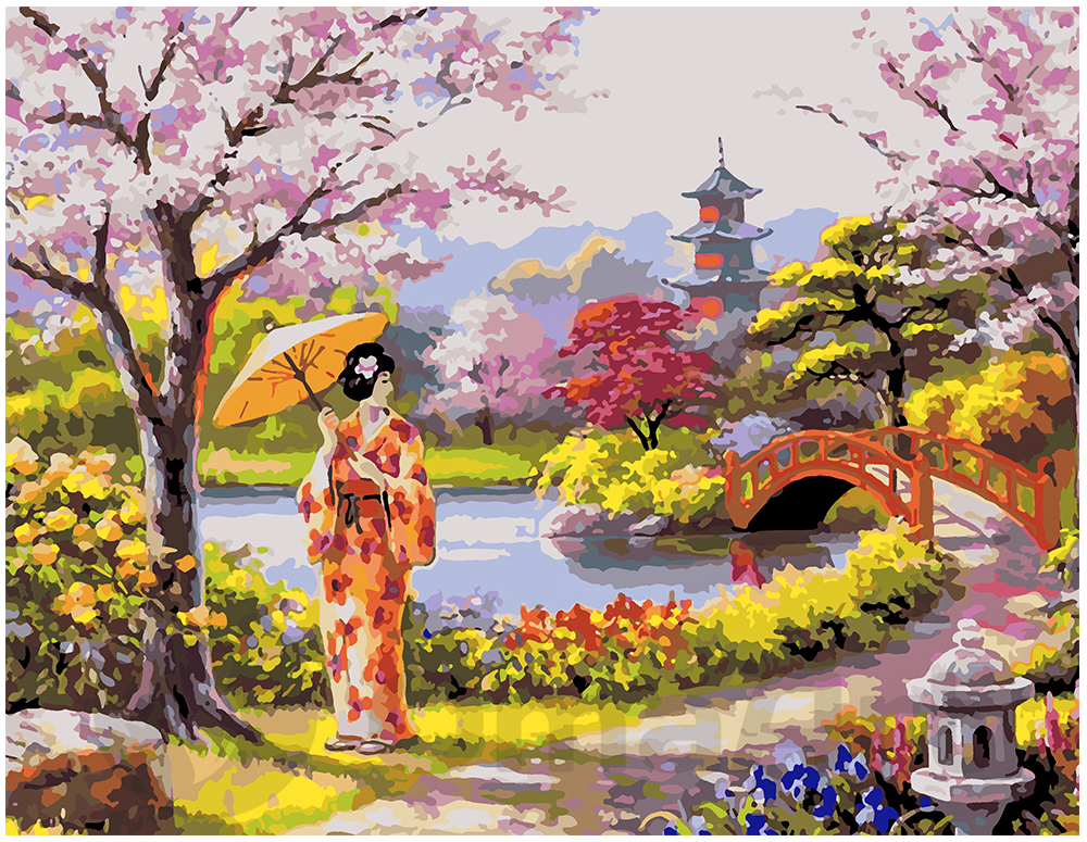 Прогулка в японском саду