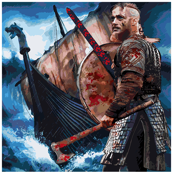 Ragnar Lodbrok 45x45