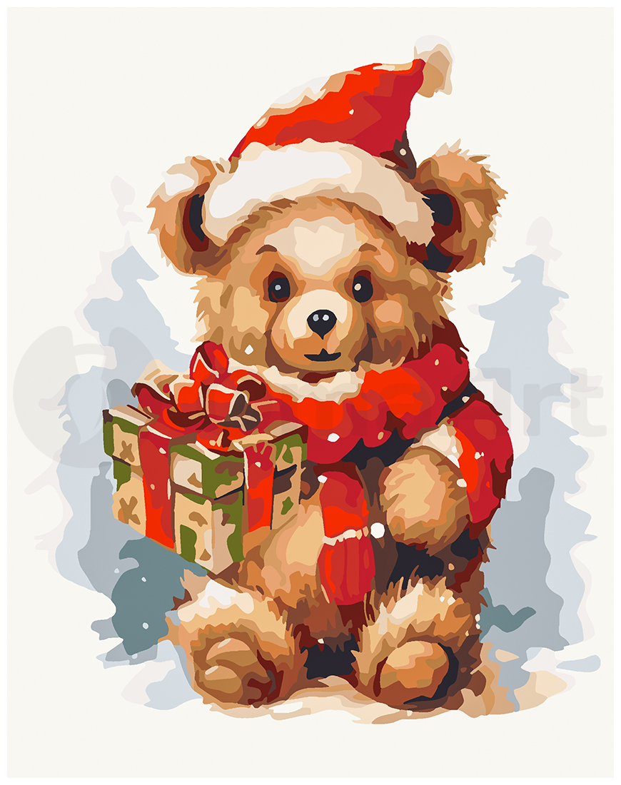 Christmas Santa bear