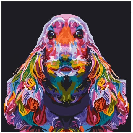 Englantilainen cockerspanieli 40x40