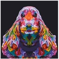 English cocker spaniel 40x40