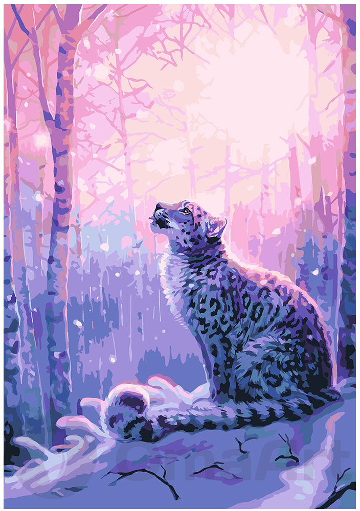 Pasakains leopards 34x50