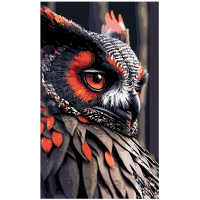 Owl 50x30