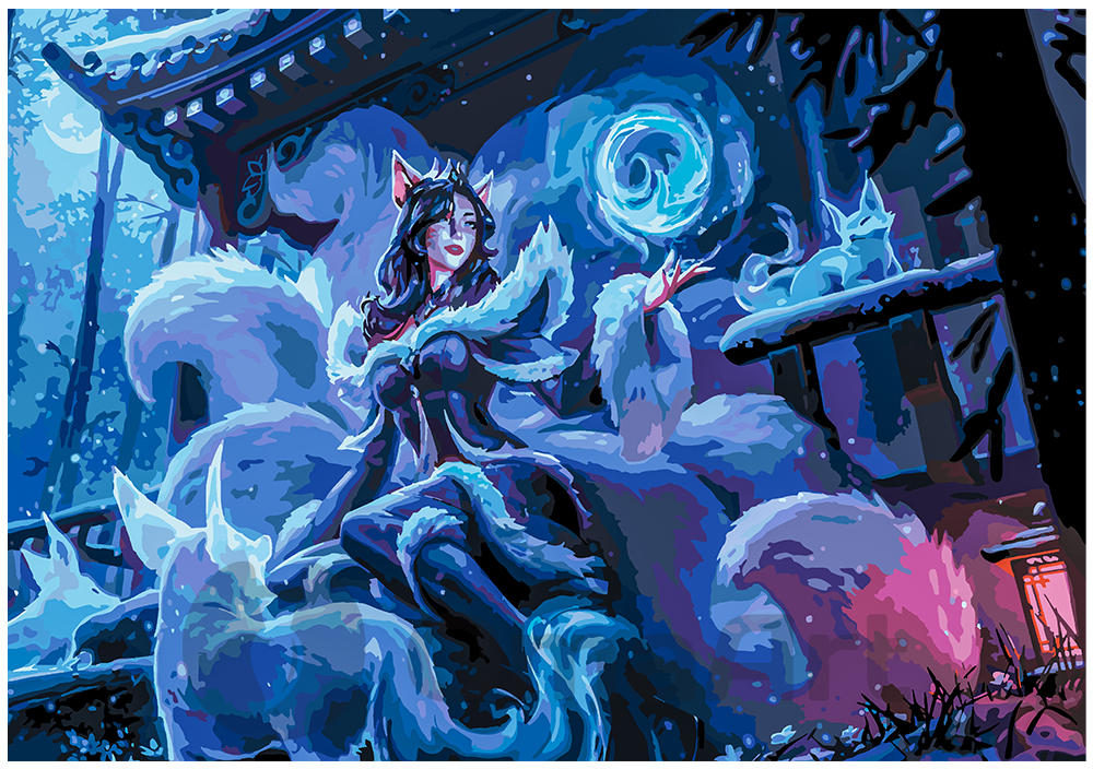 League of Legends Ahri 35x50